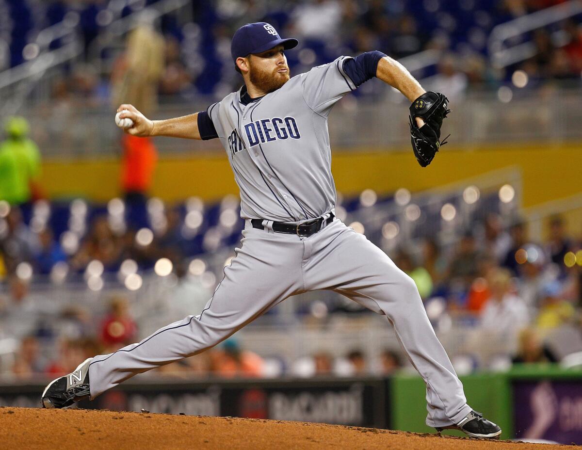 Right-hander Ian Kennedy went 9-15 with a 4.28 ERA for the San Diego Padres last season.