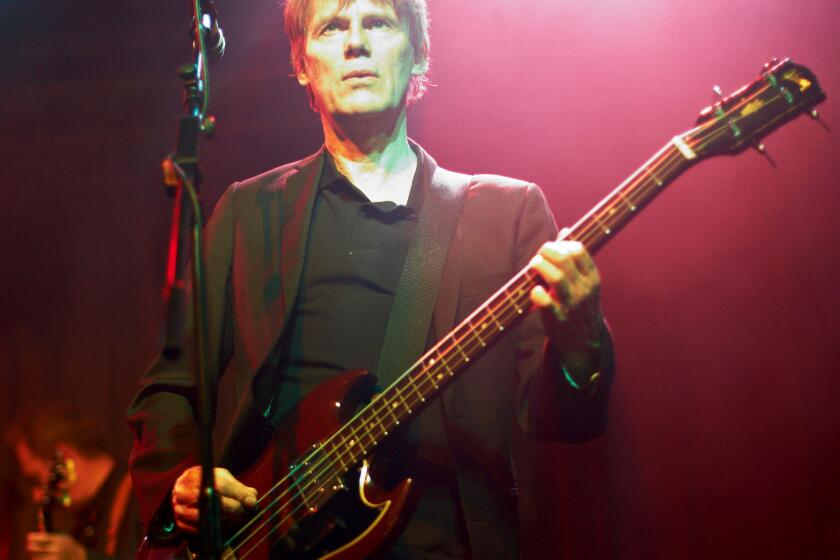 SHEFFIELD, UNITED KINGDOM - DECEMBER 16: Darryl Hunt of The Pogues performs on stage at O2 Academy on December 16, 2010 in Sheffield, England. (Photo by Gary Wolstenholme/Redferns)