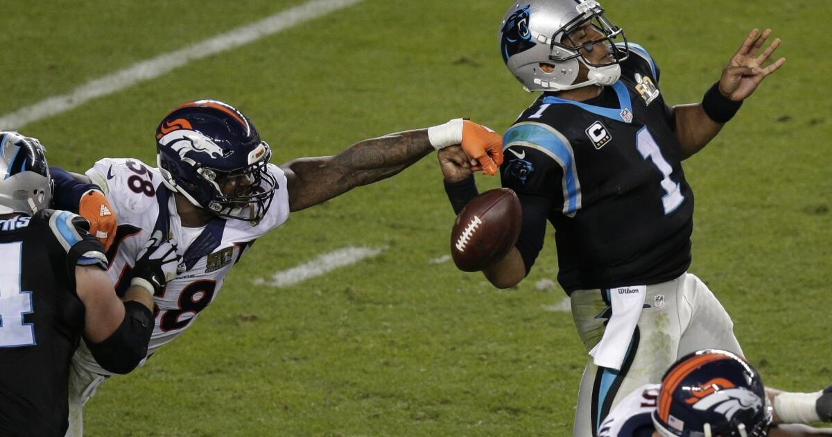 Denver Broncos win Super Bowl 50 rematch with Carolina Panthers, 21-20 -  Los Angeles Times