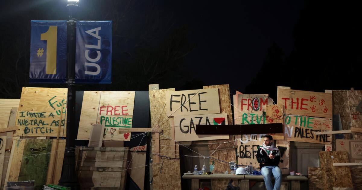 Gazans thank U.S. campus protesters. Israel condemns what it sees as 'Nazi-like behavior'