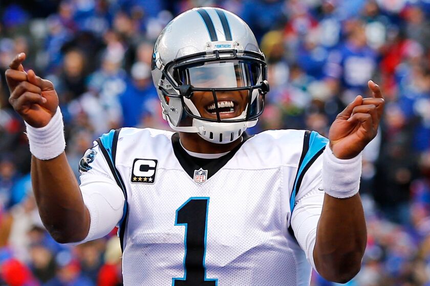 Quarterback Cam Newton will try to lead the Carolina Panthers to their second Super Bowl appearance and first title.
