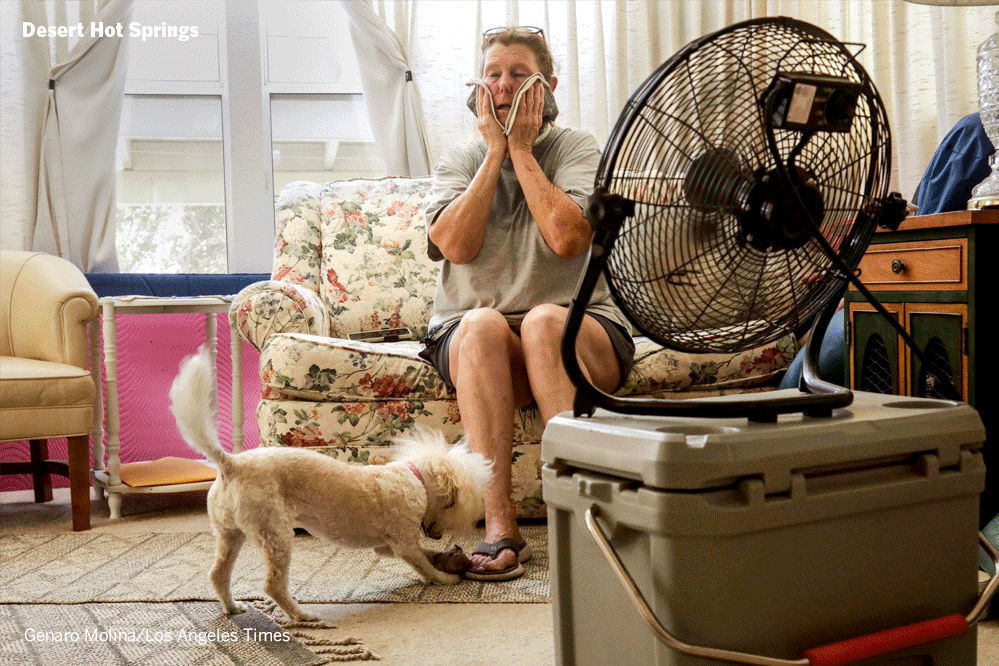 Is it too late for California to stop climate change from getting worse? 6 People look to cool off in Southern California.