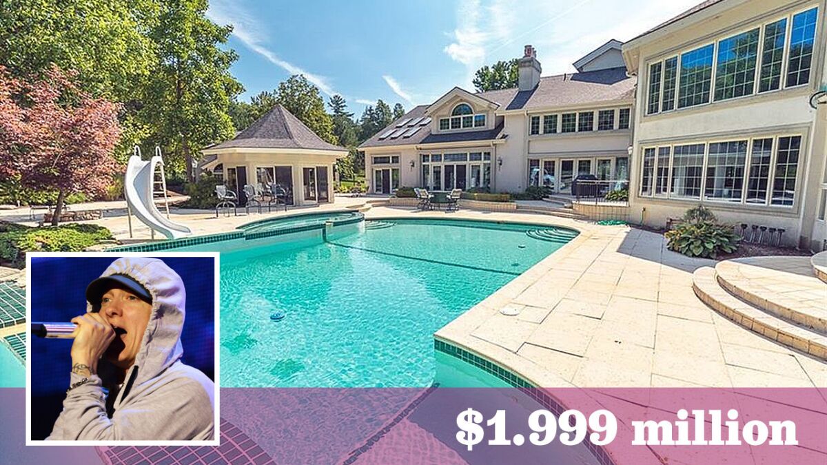 Eminem’s massive Michigan mansion hits the market at 2 million Los
