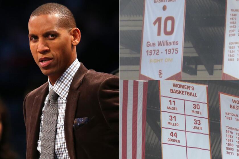 NBA Hall of Famer Reggie Miller, a former Bruin, called out USC for the way it honored his sister and other women's basketball players with a shared banner.