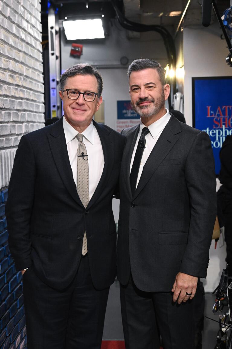 Jimmy Kimmel, Stephen Colbert on each other's shows: 5 best moments ...