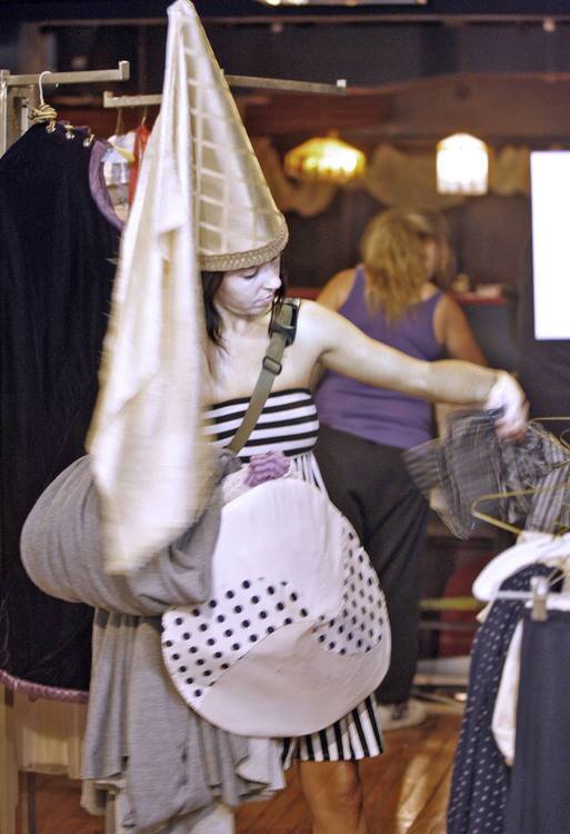 Photo Gallery: Bargain hunters act quickly at theater's garage sale