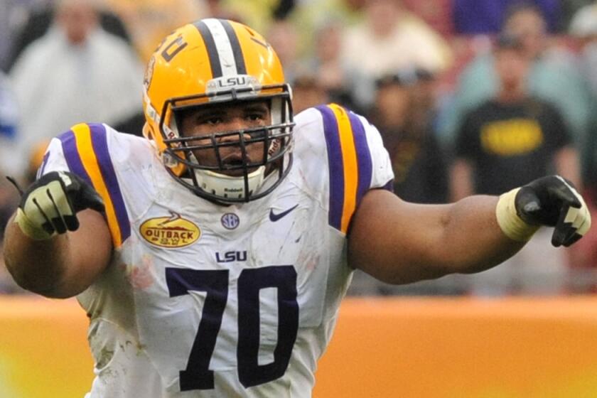 LSU tackle La’el Collins, a former first-round prospect, went undrafted this weekend after reports surfaced that authorities wanted to talk to him about the homicide of his ex-girlfriend.