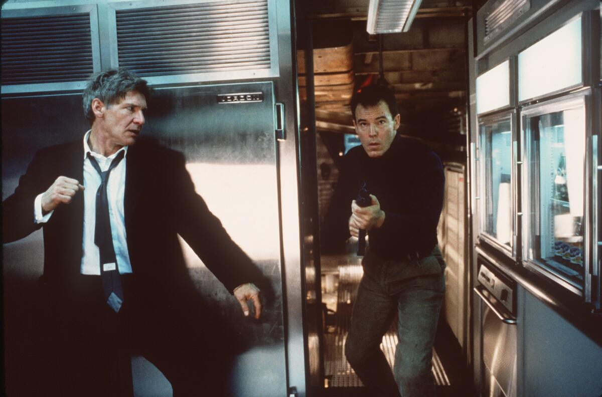 Harrison Ford and Andrew Divoff in "Air Force One"