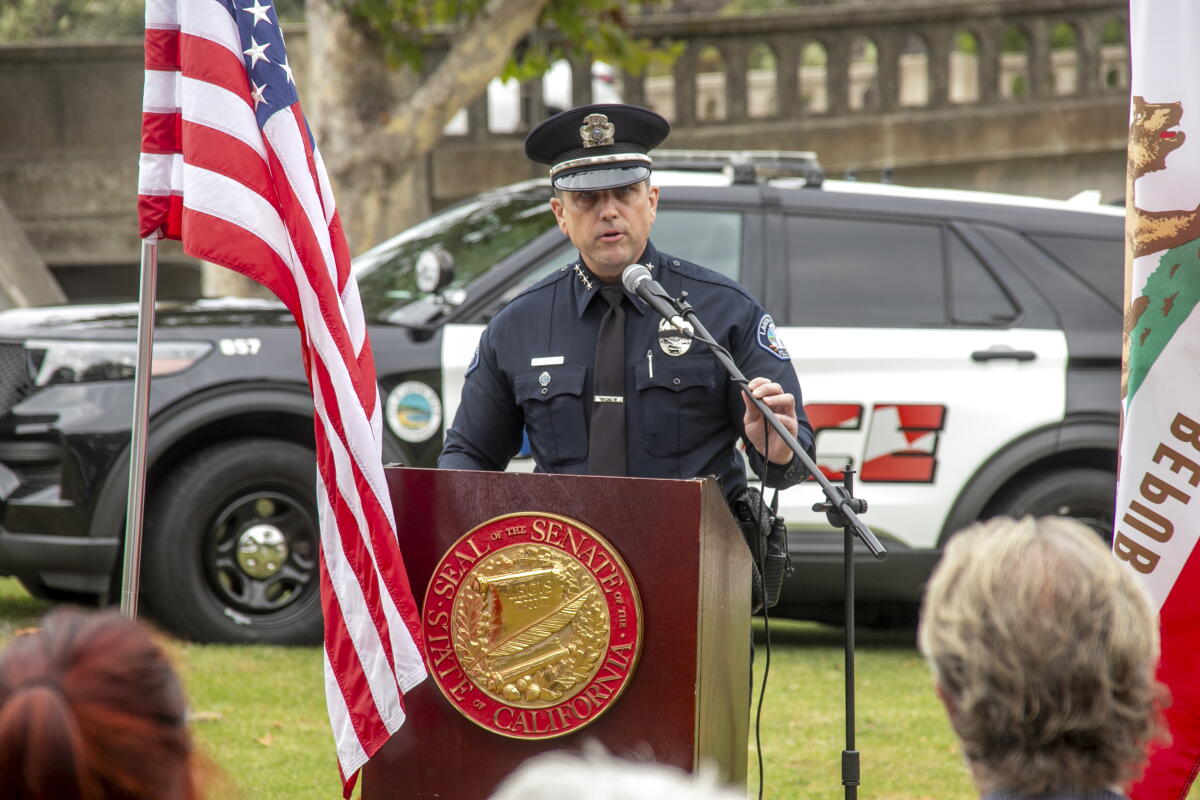 Jeff Calvert Laguna Beach Police Officer Jon Coutchie memorialized as Aliso Creek ...