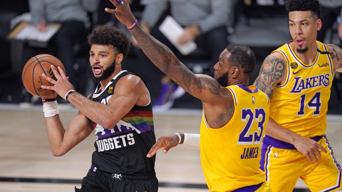 Lakers Defeat Nuggets To Advance To The Nba Finals Los Angeles Times