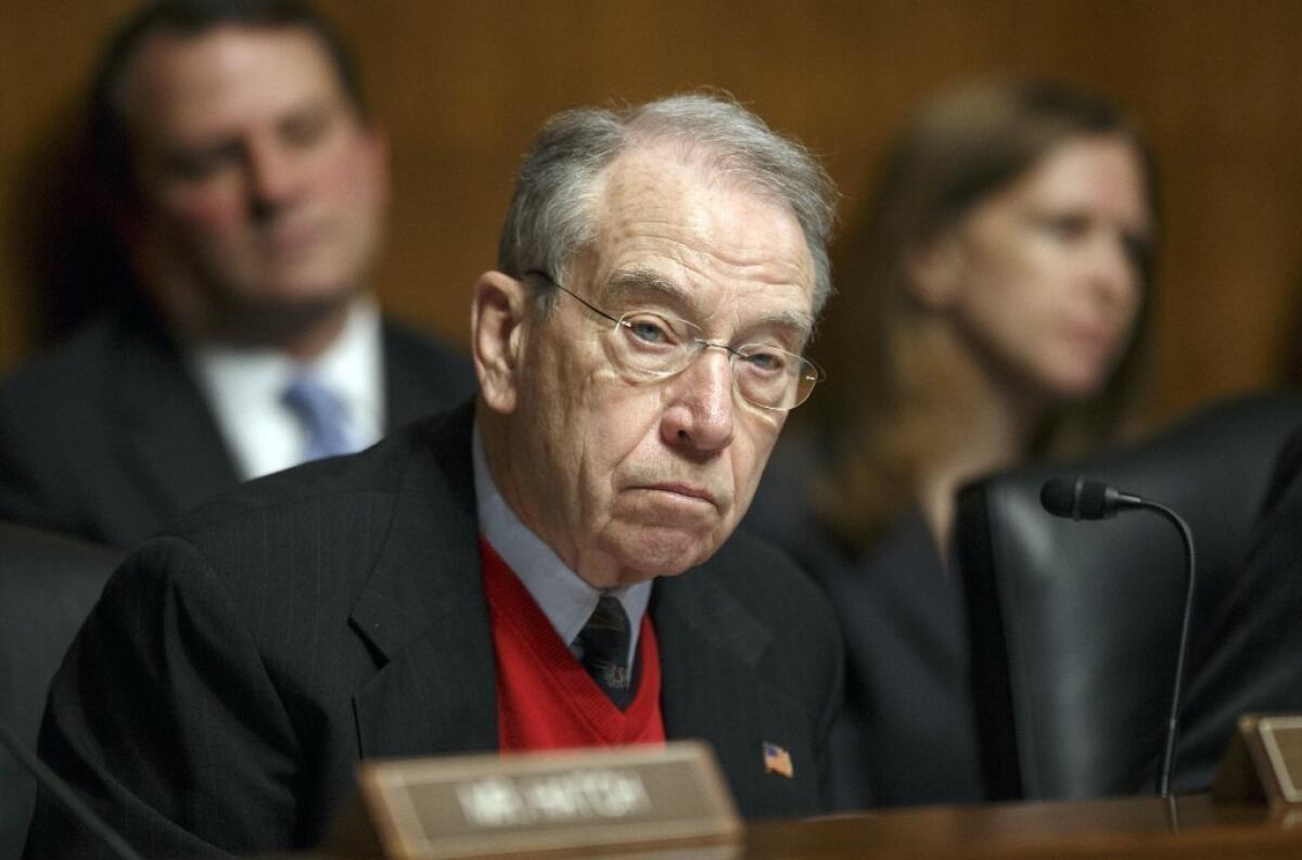 U.S. Sen. Charles E. Grassley (R-Iowa) pushed for passage of the Physician Payments Sunshine Act, which led to a federal website that launched Tuesday.