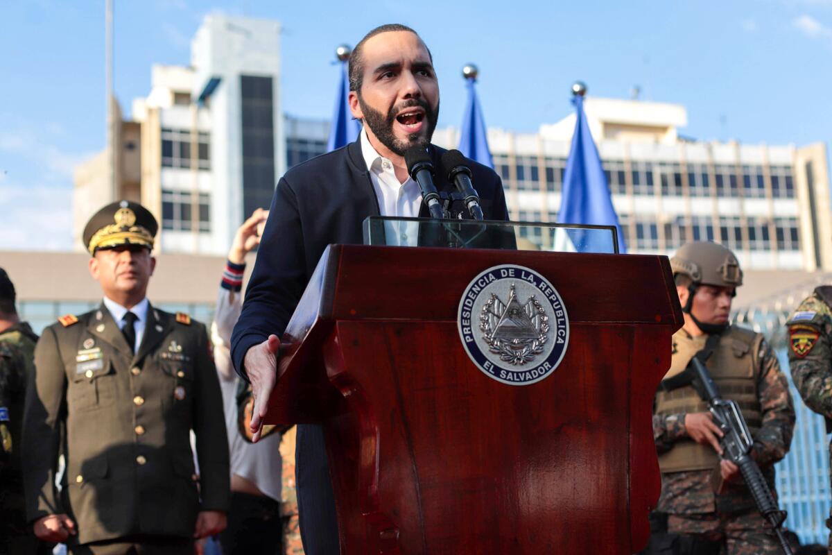 El Salvador President Nayib Bukele