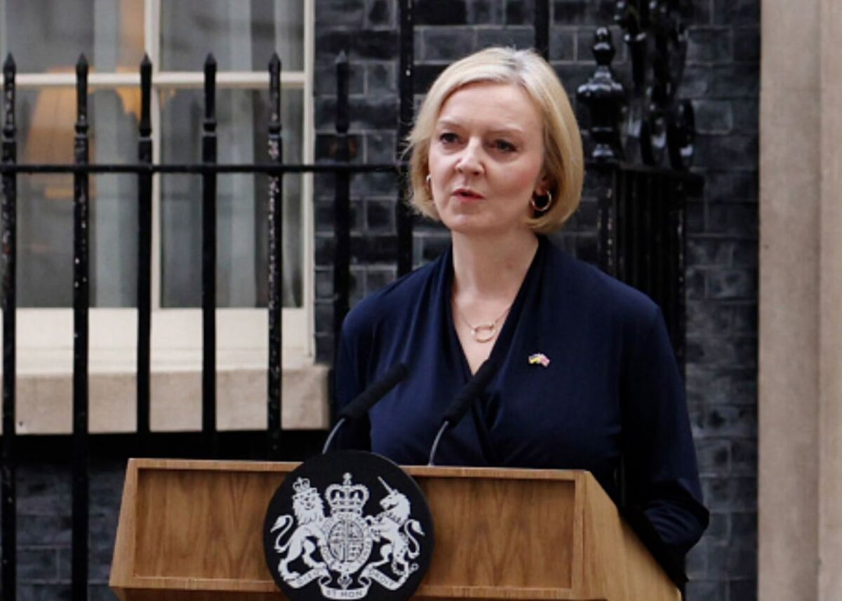 Liz Truss speaks in Downing Street