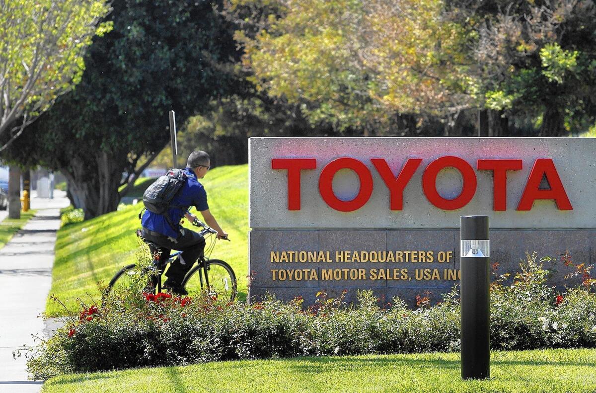 Toyota's move from its Torrance facility, above, will occur over the next three years as the new headquarters is built in Plano, Texas.