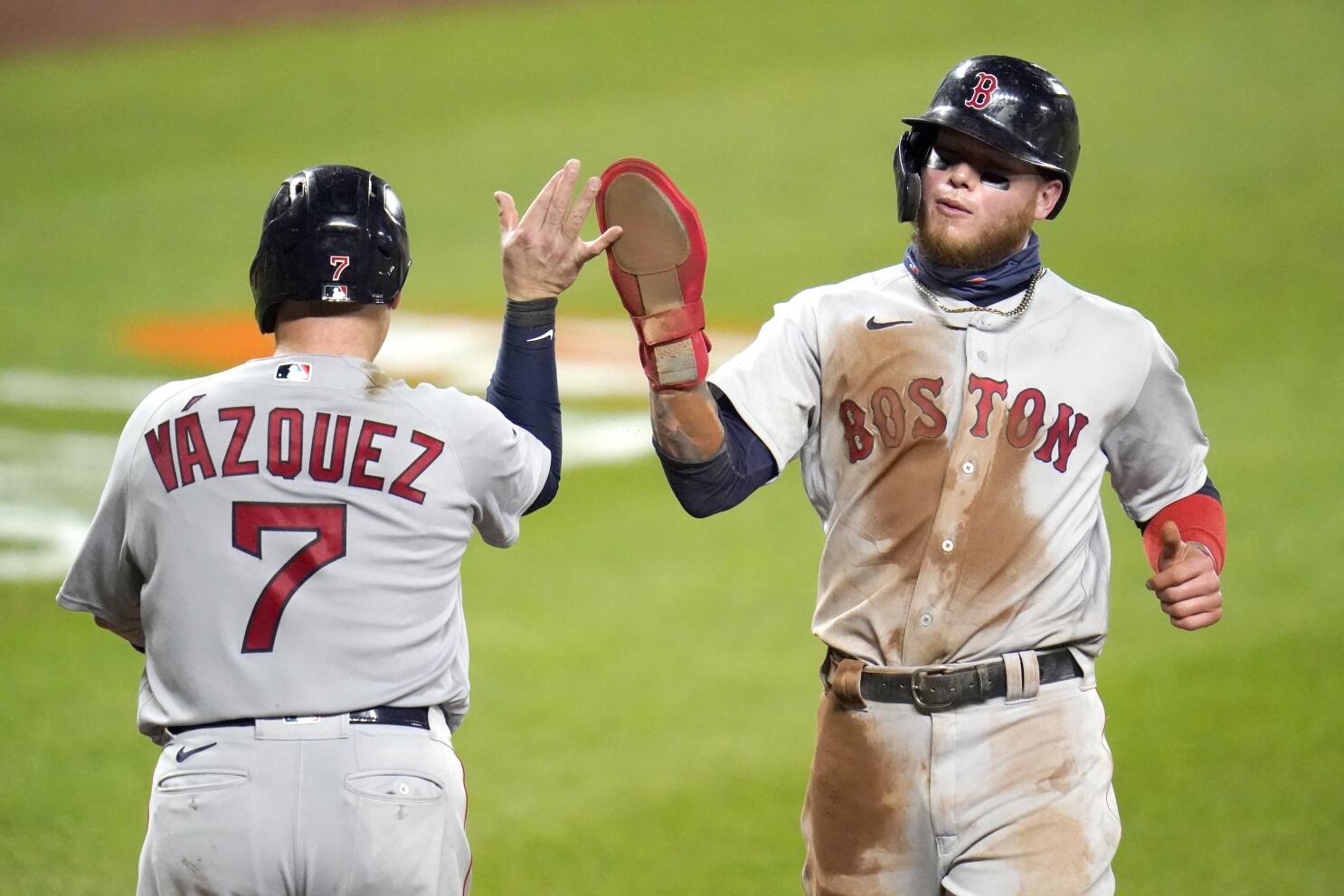Christian Vazquez Team Issued 2020 Spring Training Jersey