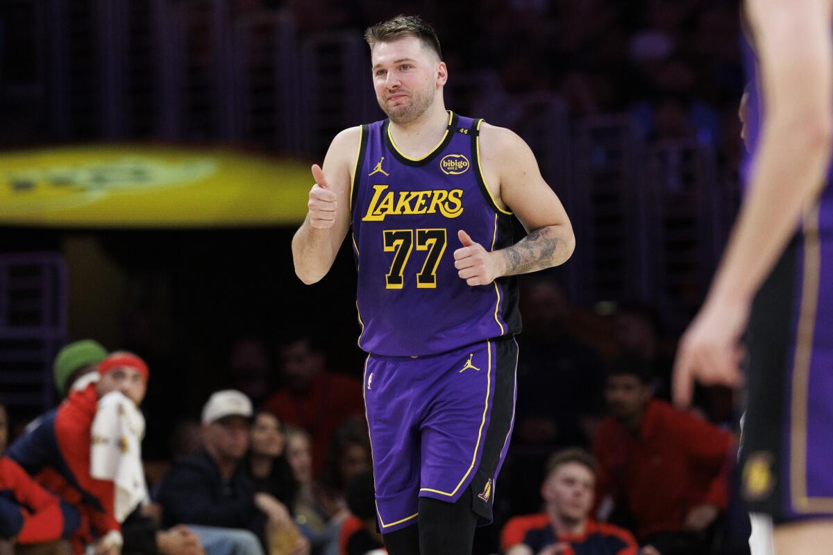 The Sports Report: Luka Doncic is ready for another epic playoff moment - Los Angeles Times