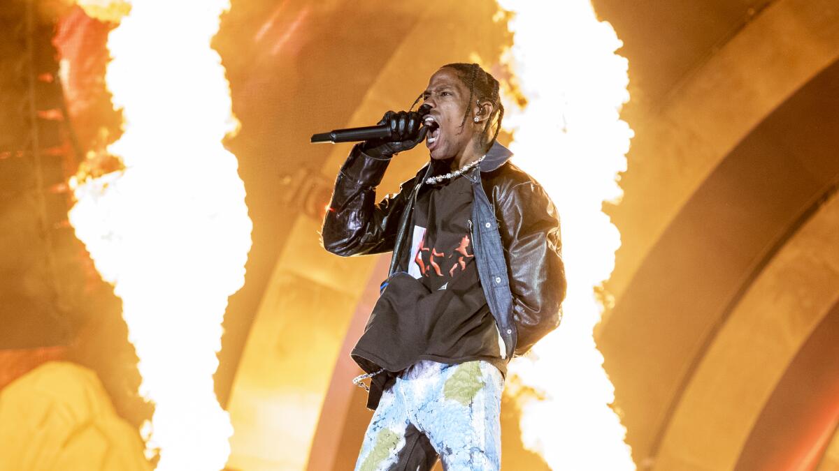 Travis Scott sought to uplift Houston. Did he let it down? - Los Angeles  Times