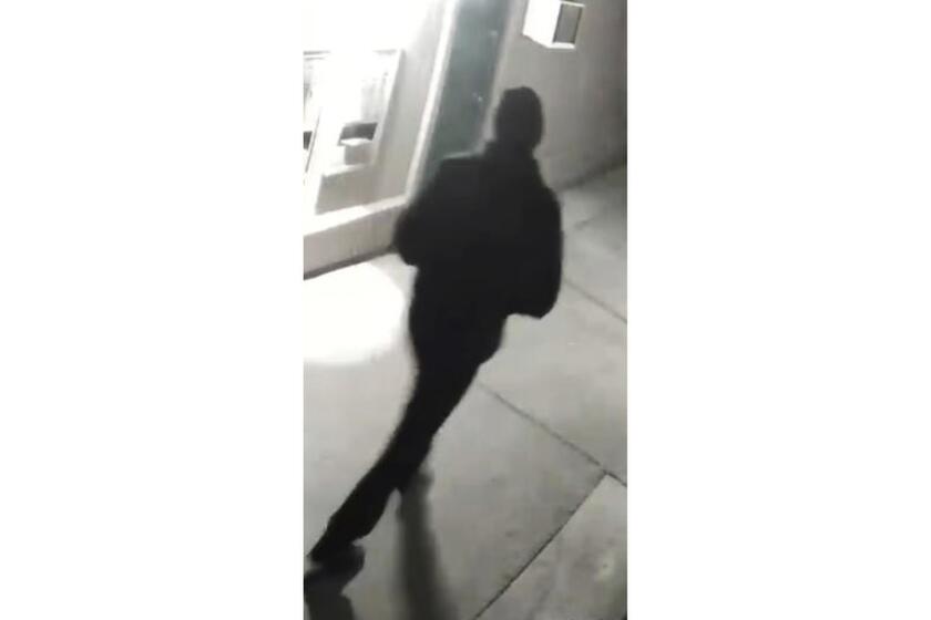 In this undated surveillance image released by the Stockton Police Department