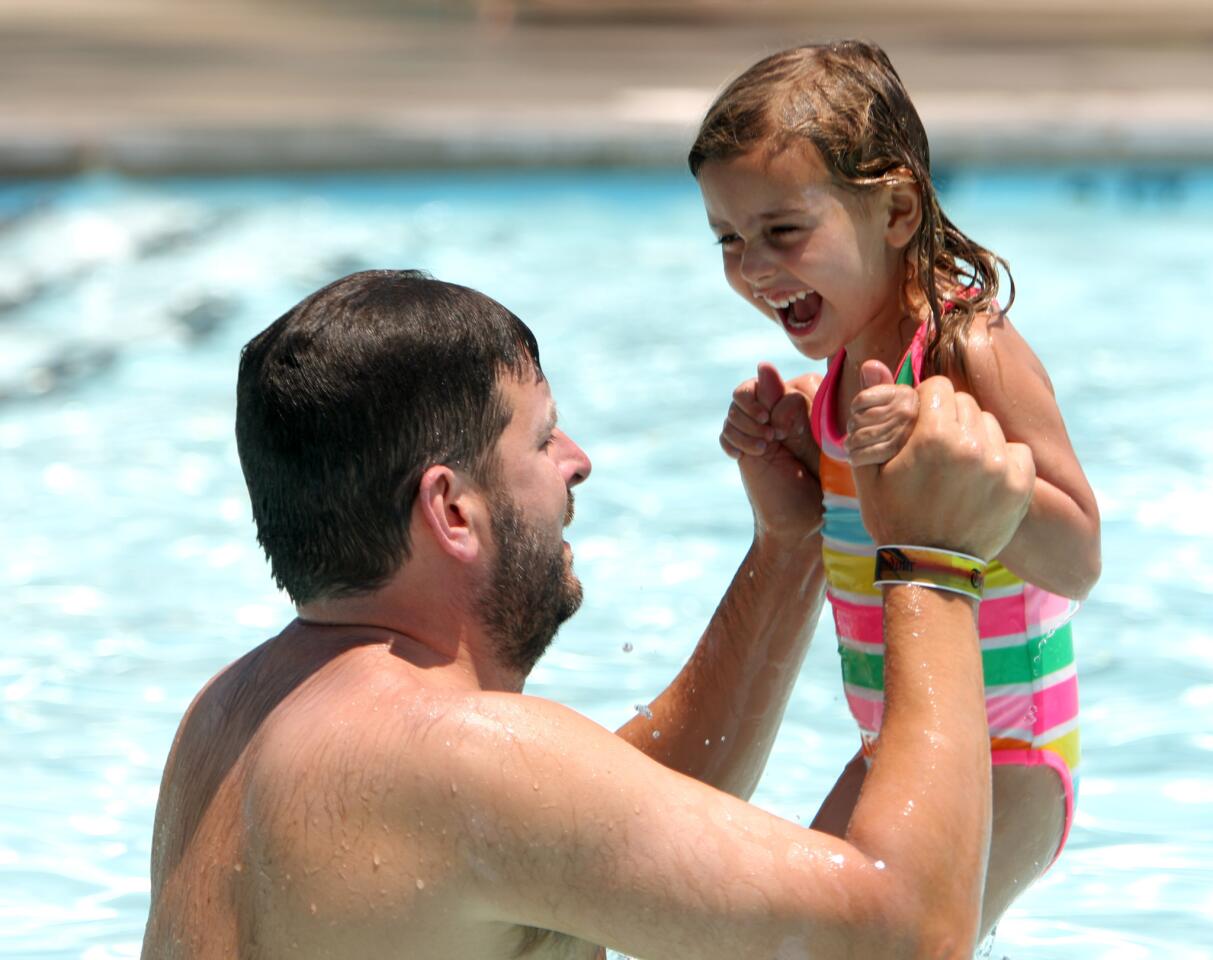 Photo Gallery: Crowds flock to Pacific Park pool to keep cool