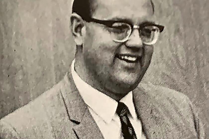 Gerald “Carp” Carpenter, known as Mr. C. Image from the 1970 Beverly yearbook, "The Watchtower."