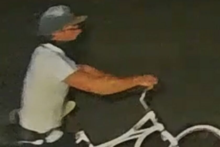 Home video surveillance captures a bike thief that targeted several houses in the Lower Hermosa and Bird Rock neighborhoods.
