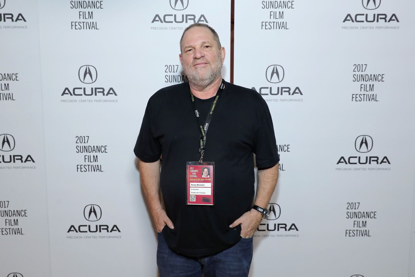Harvey Weinstein attends the "Wind River" party at the Acura Studio at Sundance Film Festival.