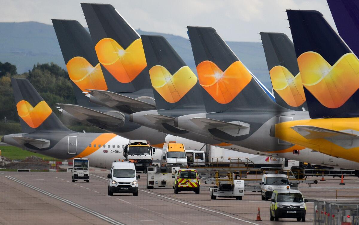 Thomas Cook airplanes