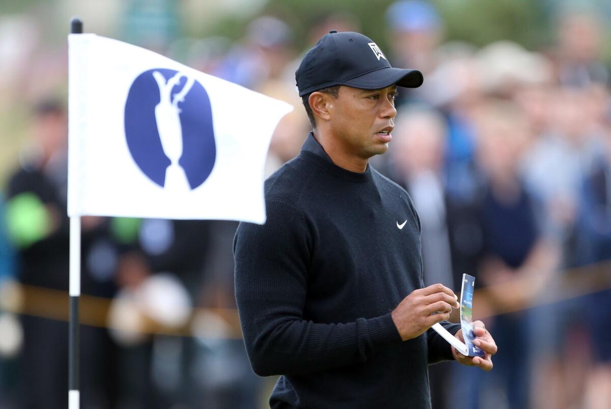 Tiger Woods has played in just five events this year and had surgery for a back injury in March that forced him to miss the Masters and the U.S. Open.