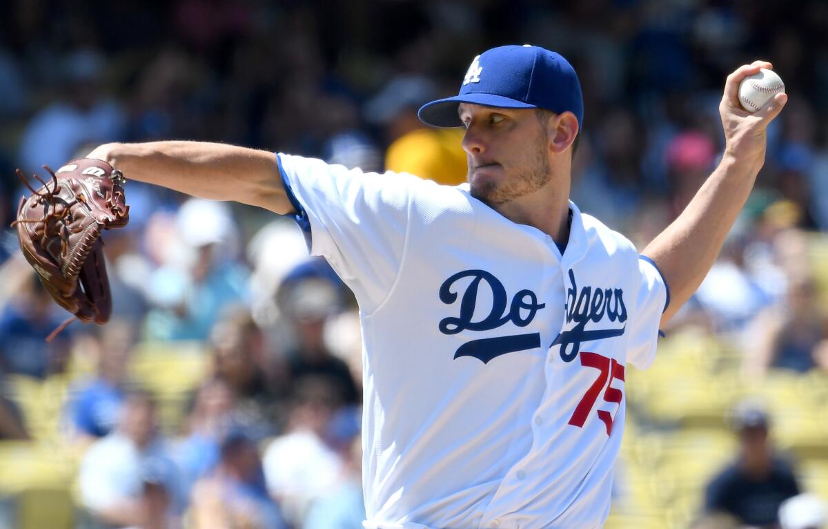Grant Dayton emerged from obscurity as a 28-year-old rookie to become the Dodgers’ most reliable left-handed reliever.