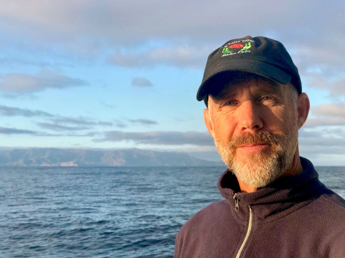 Dan Simonelli, president of the La Jolla Cove Swim Club