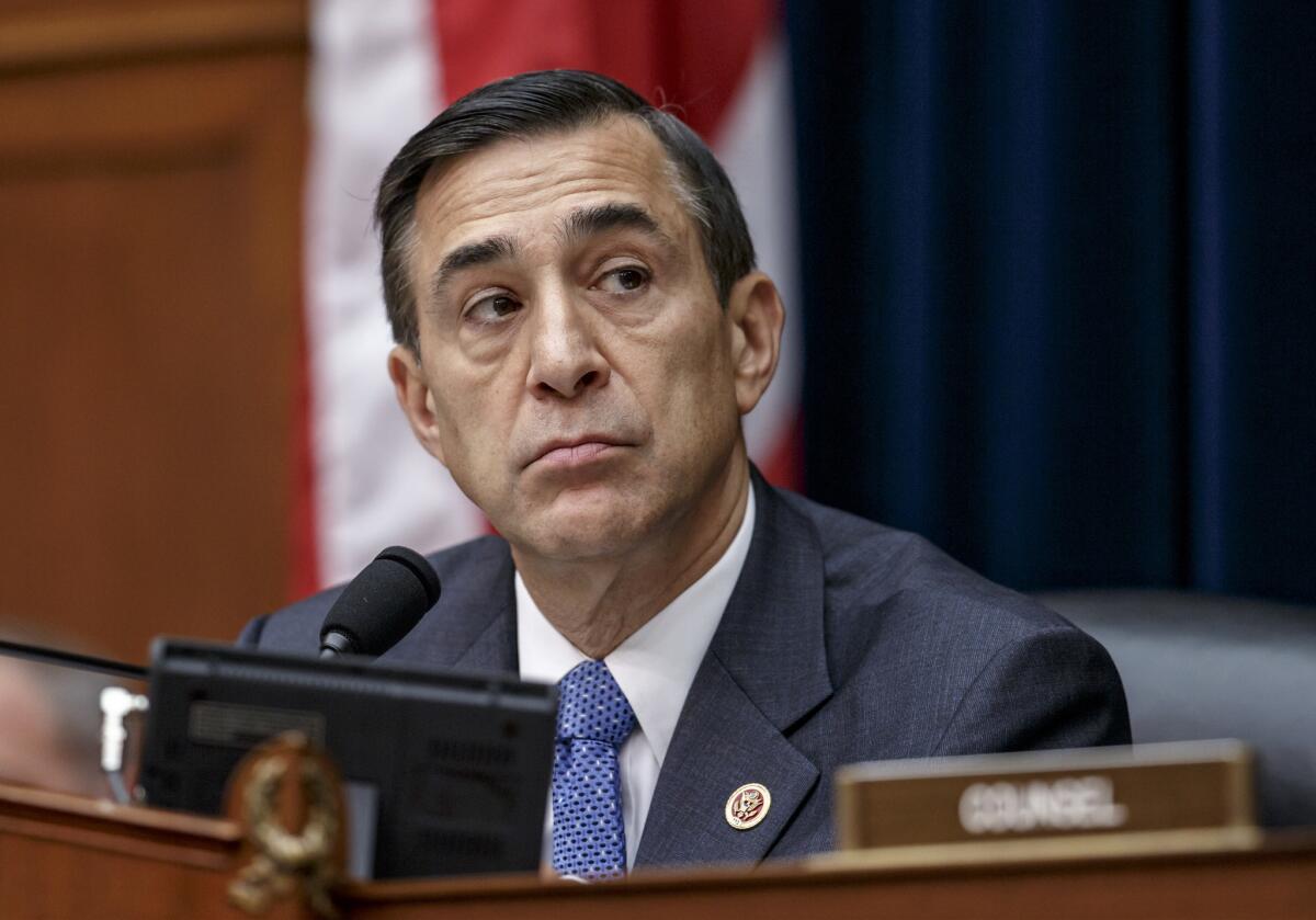 Former Rep. Darrell Issa stepped down from his seat in 2018. He is running now to replace Rep. Duncan Hunter, who resigned after pleading guilty to diverting campaign funds for personal use.