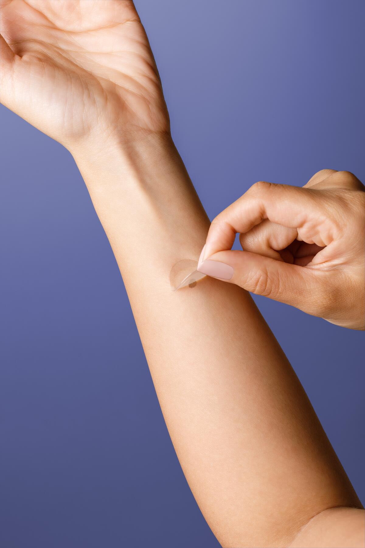 The DermTech Smart Sticker can detect melanoma in skin cells lifted via its adhesive.