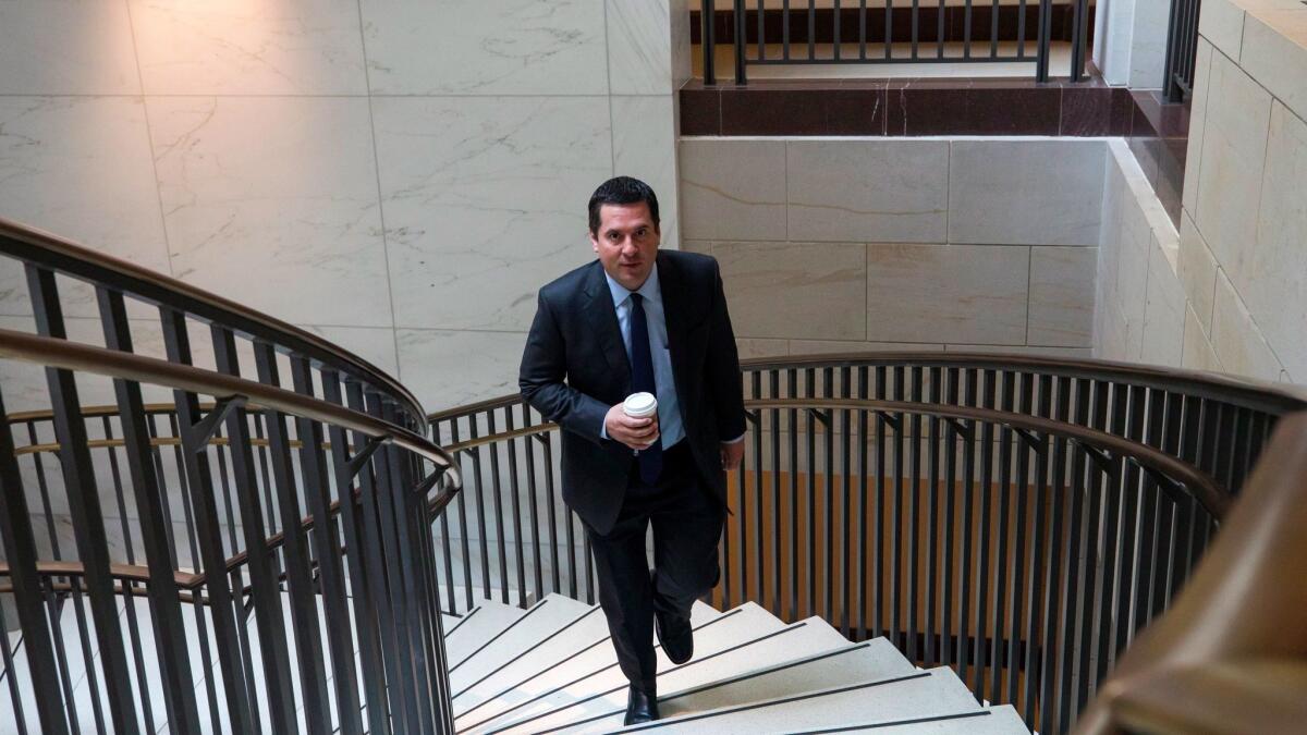 House Intelligence Chairman Devin Nunes (R-Tulare) worked on a confidential and controversial memo involving how the Department of Justice pursued the Russia investigation.