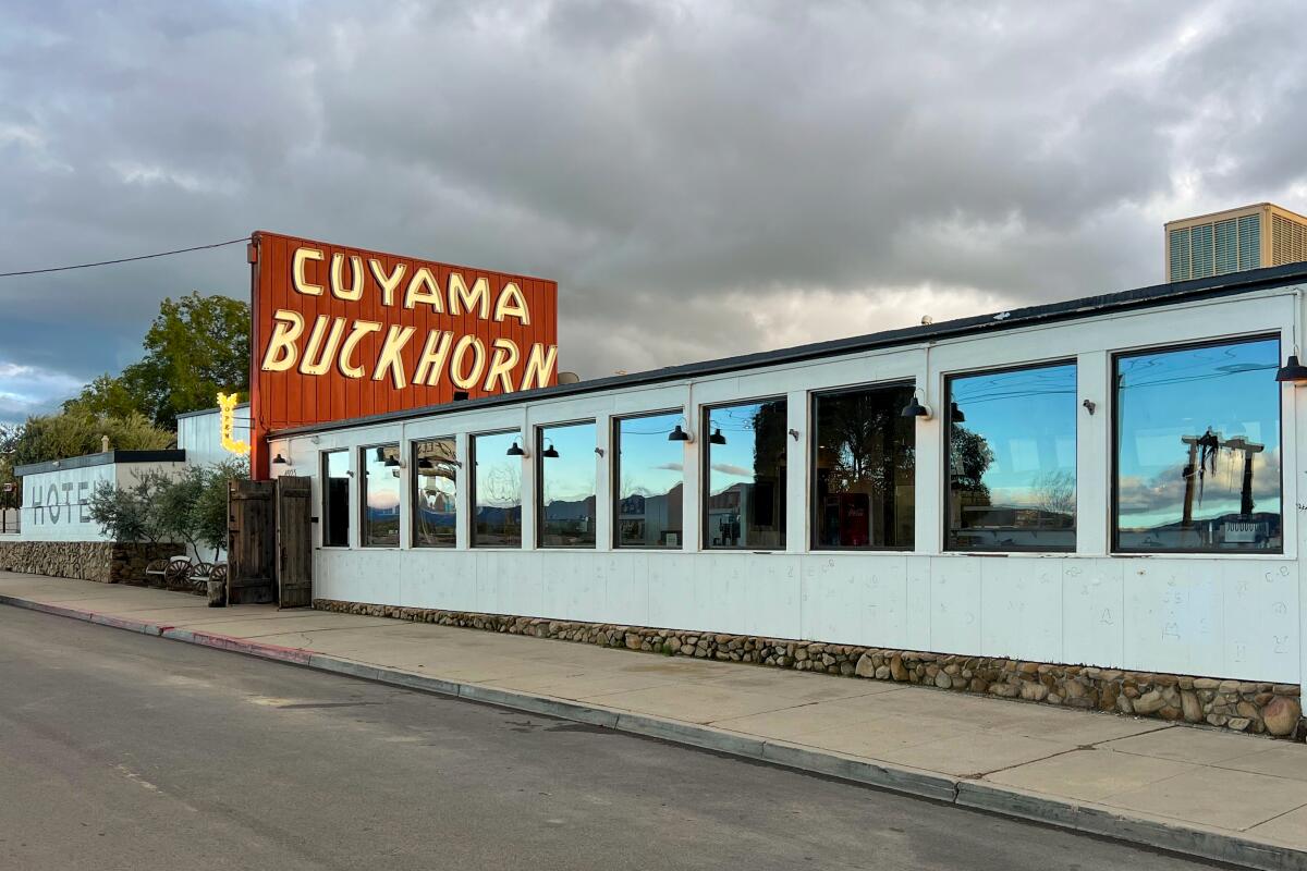 The Cuyama Buckhorn restaurant in New Cuyama.