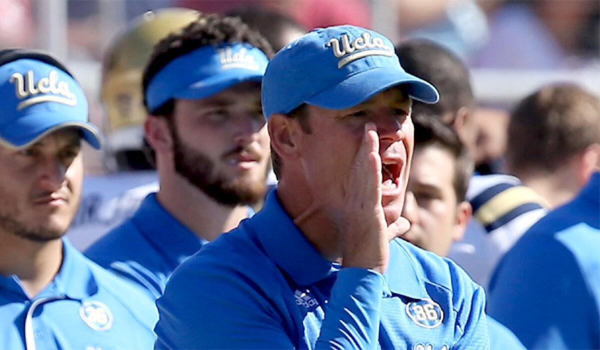 With Washington's coaching position vacant because of Steve Sarkisian's departure, could UCLA Coach Jim Mora be tempted to return to his alma mater?