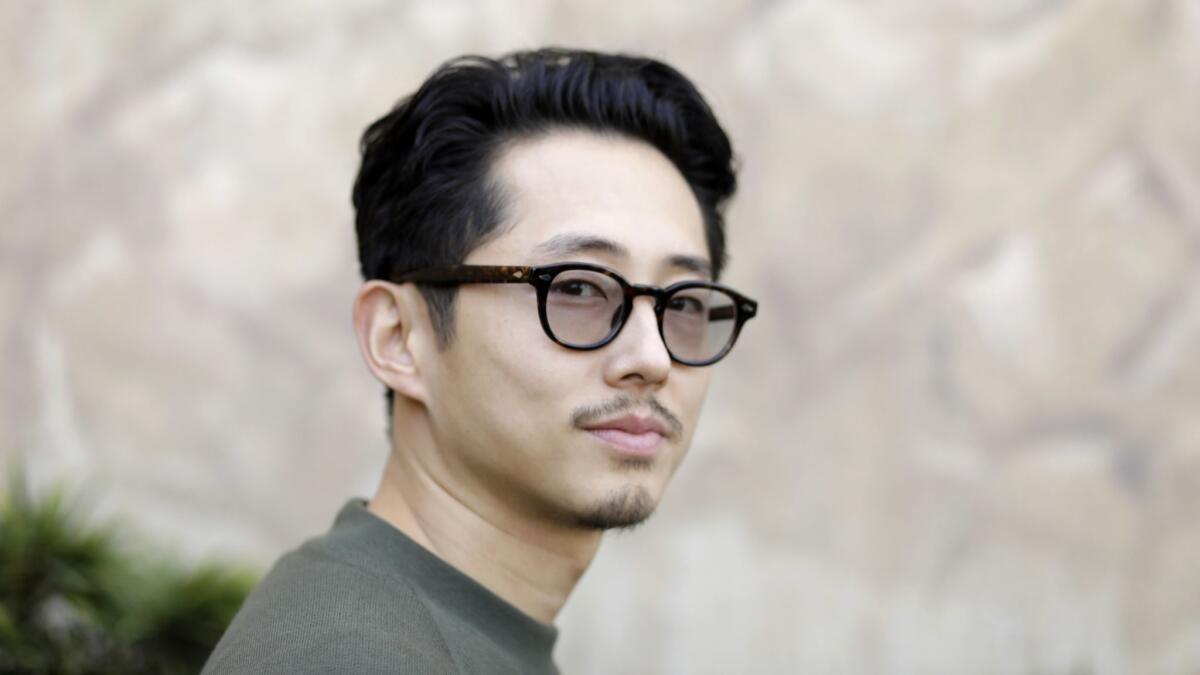 Steven Yeun, one of the stars of the upcoming indie "Burning."