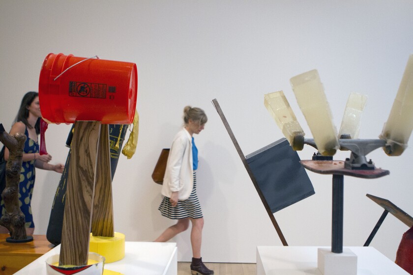 Harry Dodge's pieces on exhibit at the Hammer Museum are among works by 35 artists on display.