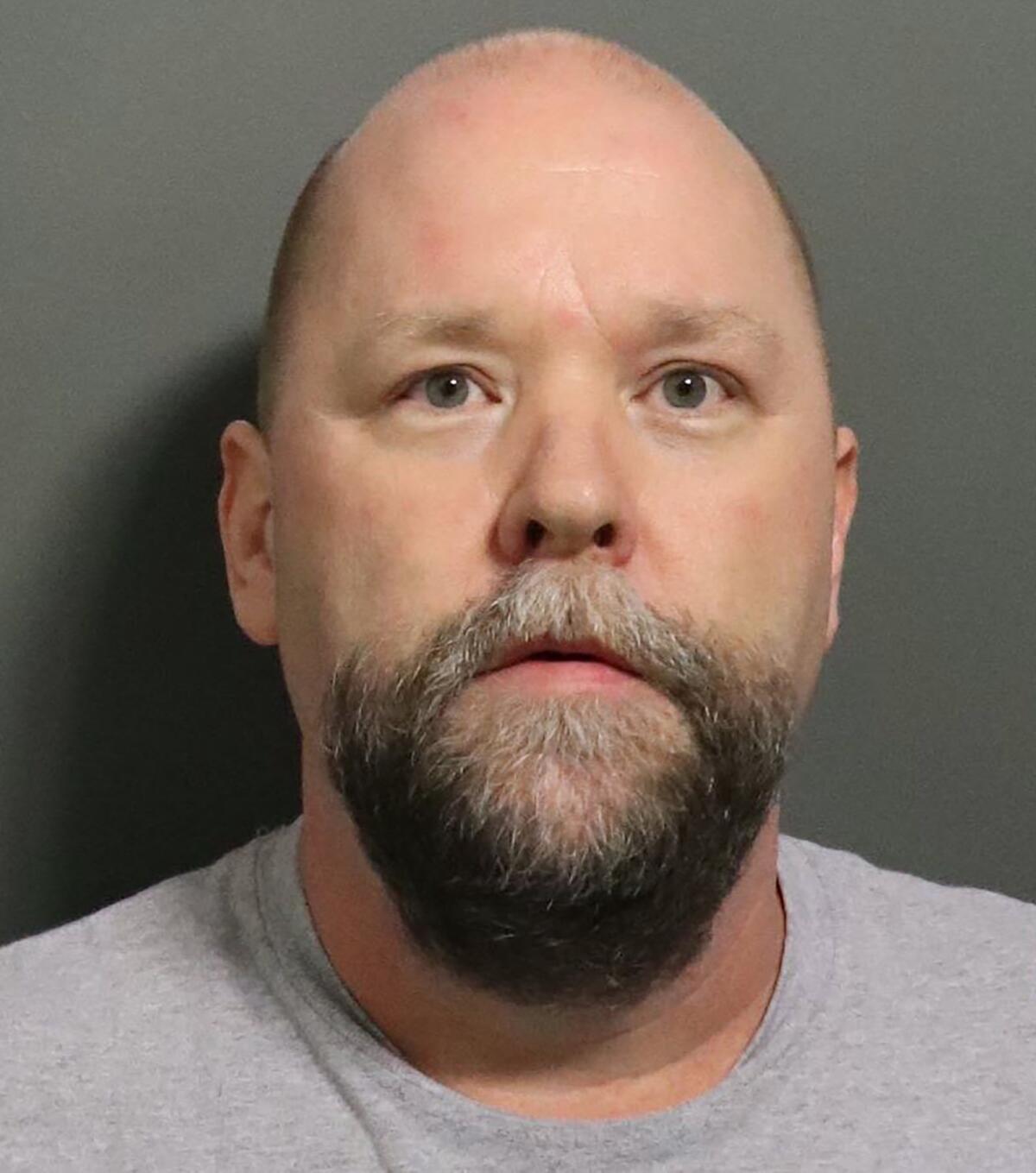 Shawn P. O'Brien in a booking photo.