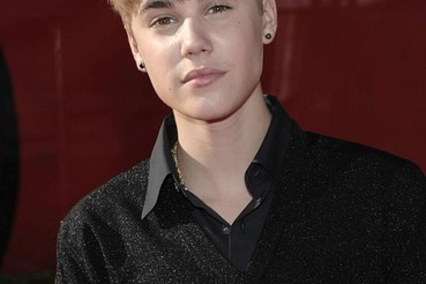 Singer Justin Bieber