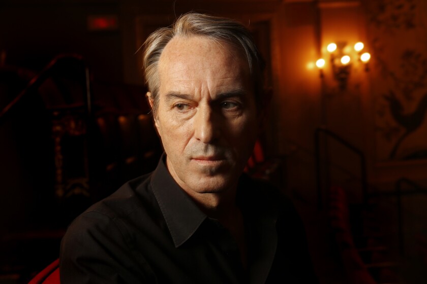 Flemish director Ivo van Hove photographed at the Walter Kerr Theater on Broadway.