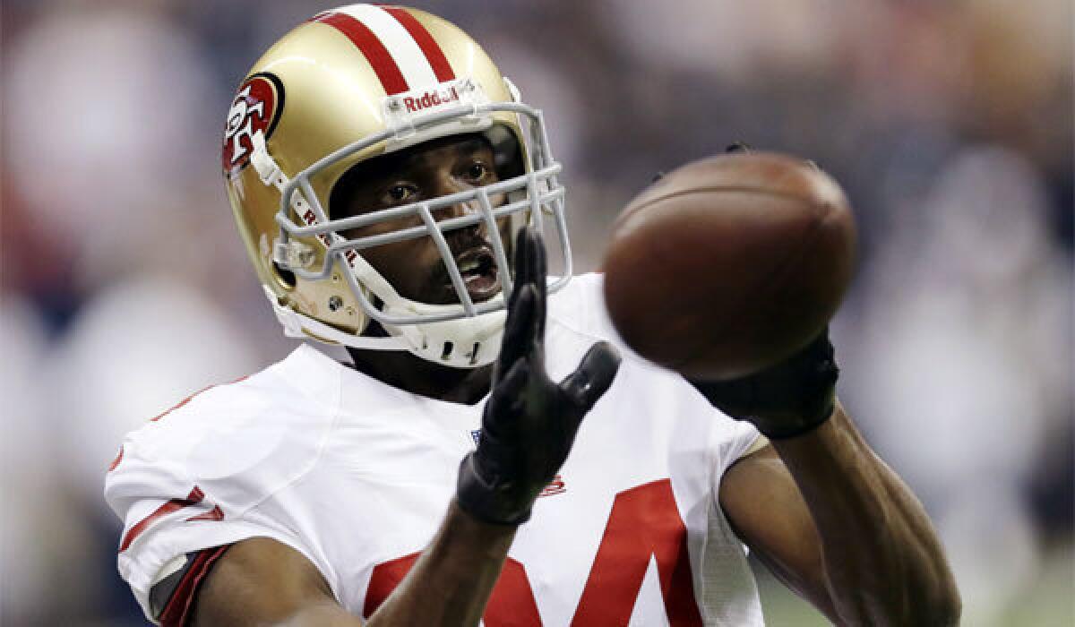 Randy Moss spent the final year of his NFL career with the San Francisco 49ers in 2012.