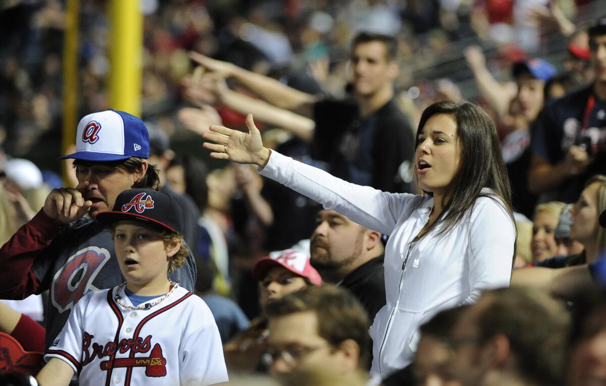 Braves say they won't change name but studying chop chant - The San Diego  Union-Tribune