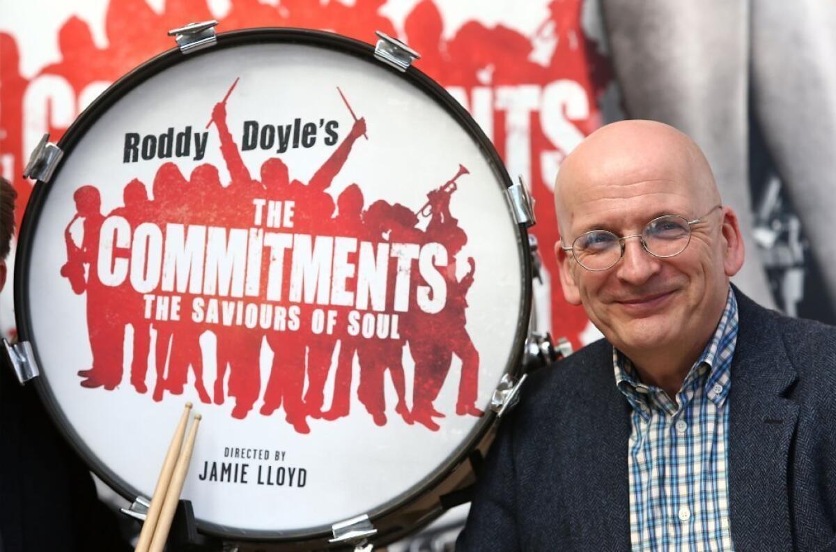 Roddy Doyle's musical "The Commitments" will premiere at London's Palace Theatre.