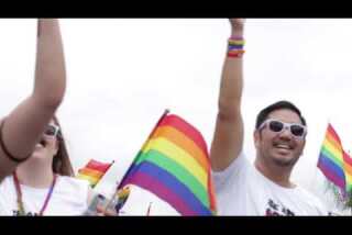 L.A. Pride parade in  West Hollywood