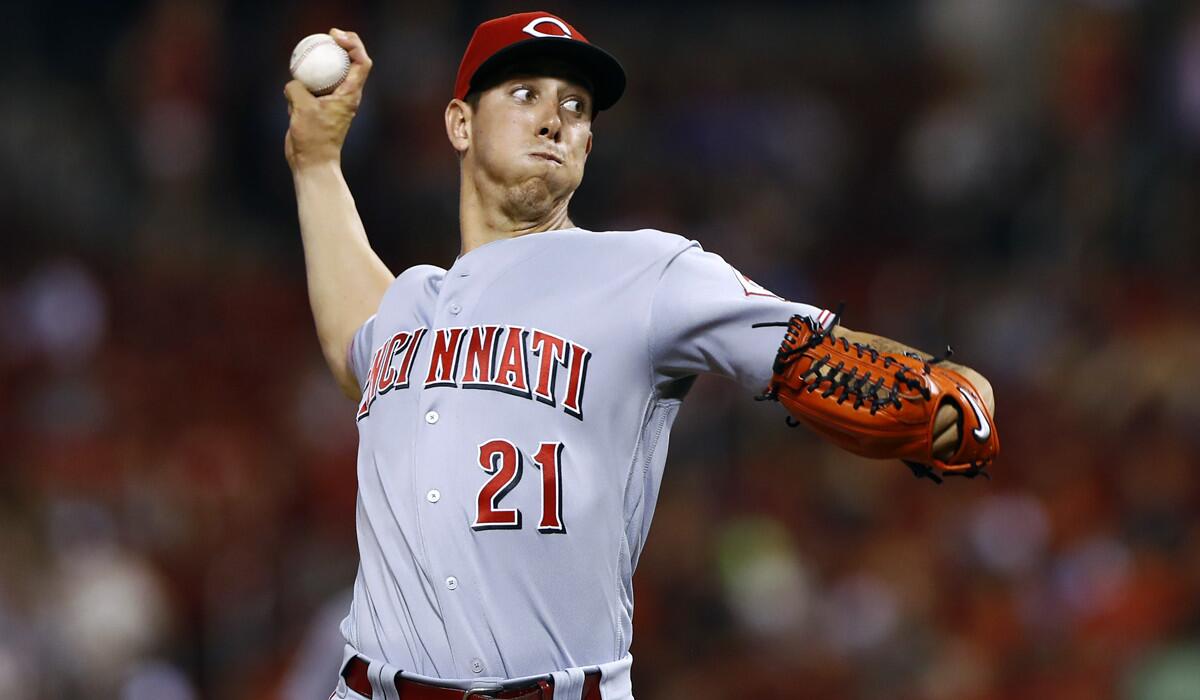 Cincinnati Reds relief pitcher Michael Lorenzen throws during a game against the St. Louis Cardinals on Aug. 9.