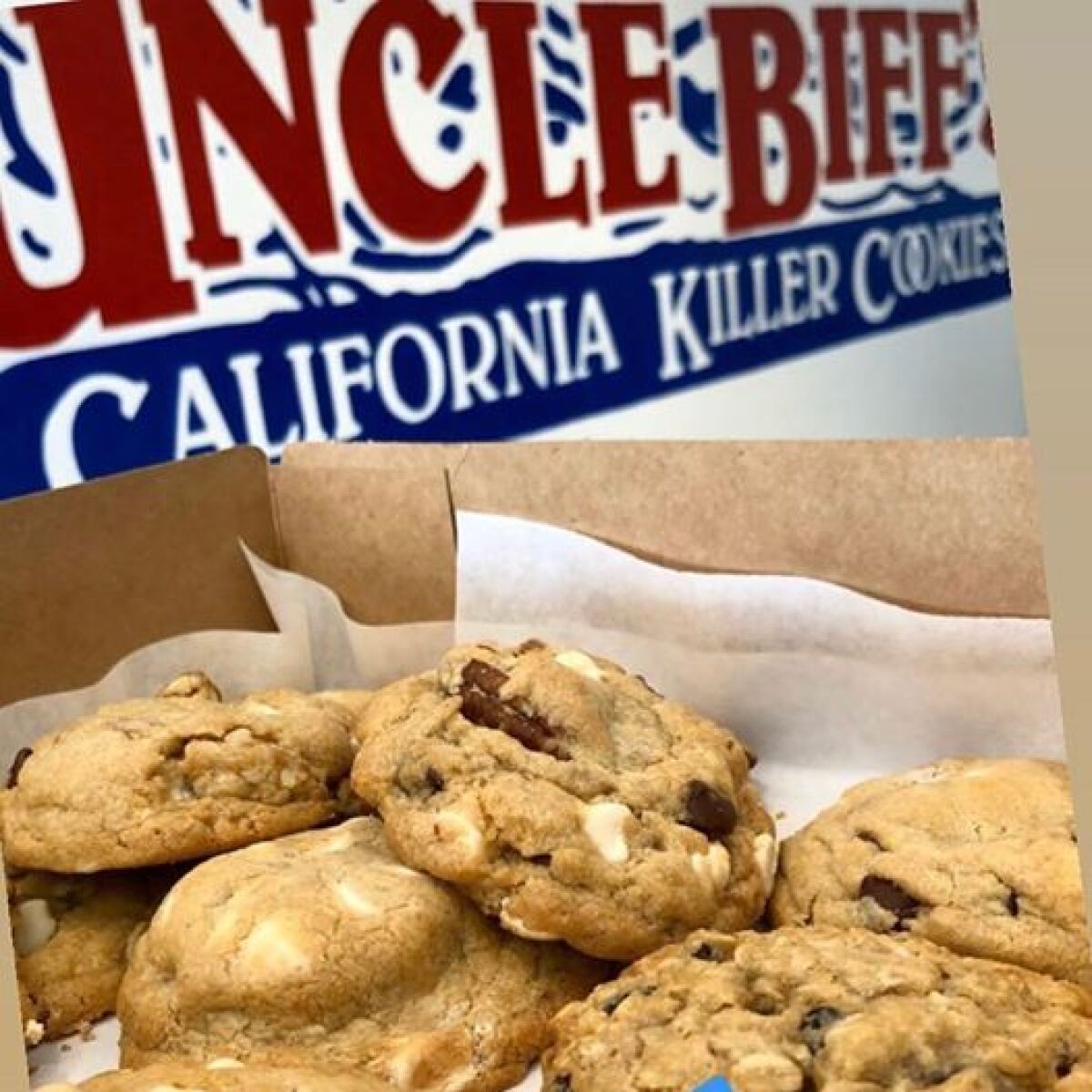 Uncle Biff's Killer Cookies is now open in Solana Beach.