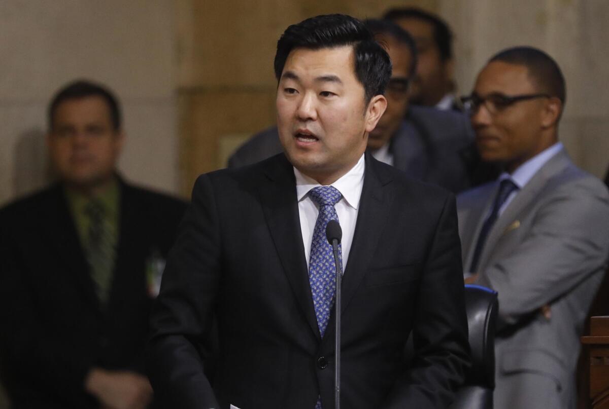 Los Angeles City Councilman David Ryu