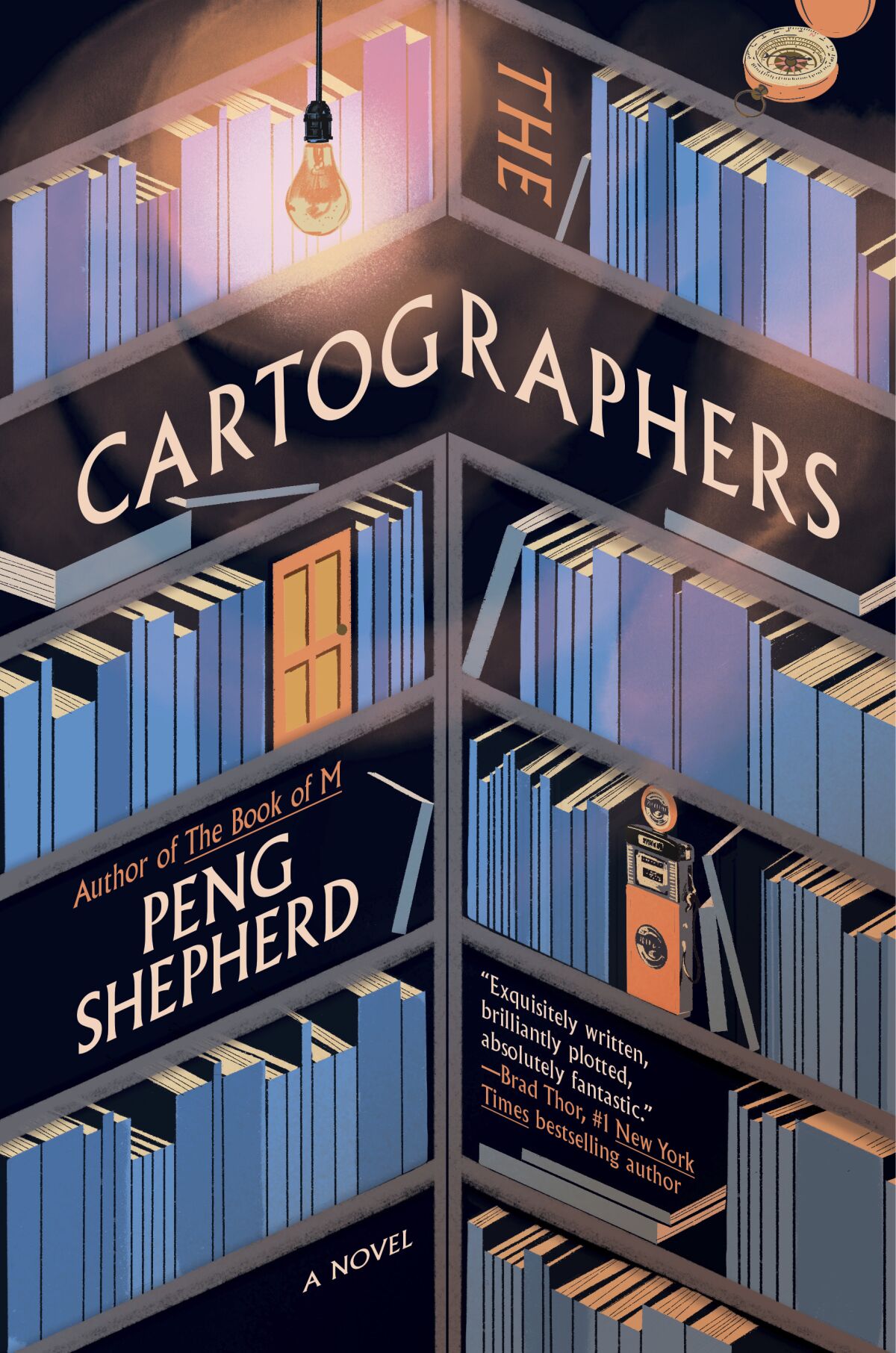 This image released by William Morrow shows "The Cartographers" by Peng Shepherd. (William Morrow via AP)
