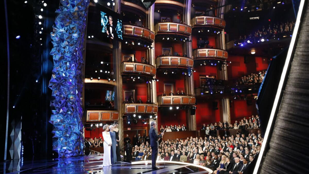 Gary Oldman, after winning for the lead actor Oscar for "Darkest Hour" from backstage at the 90th Academy Awards at the Dolby Theatre at Hollywood & Highland Center in Hollywood.