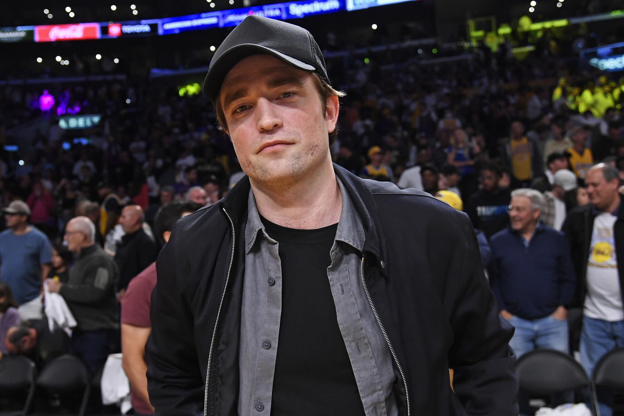 Robert Pattinson in a ballcap